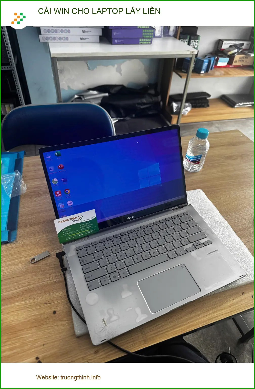 Dịch vụ cài Win laptop lấy liền Quận 10 - Anh Khải chủ quán cần gấp
