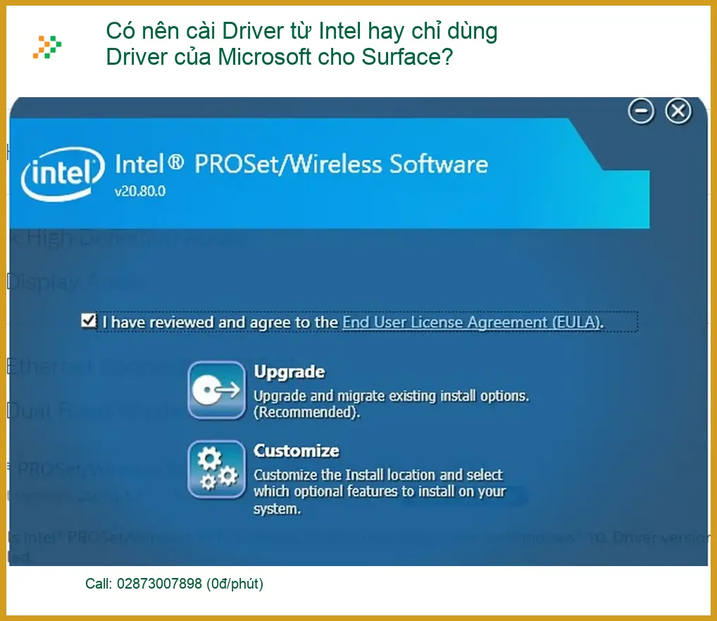 Có nên cài Driver Intel hay Microsoft cho Surface? - Tư vấn chuyên gia