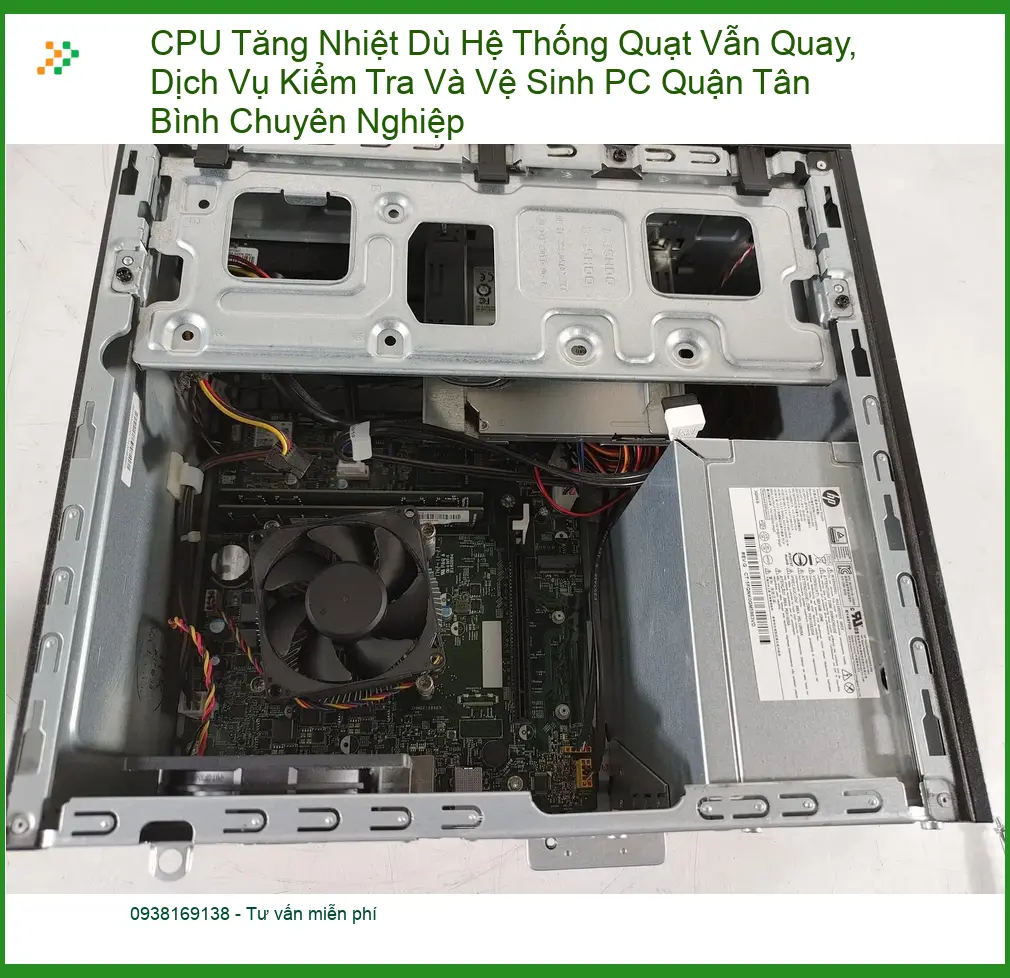 Vệ Sinh Máy Tính CPU Tăng Nhiệt Dù Quạt Quay - Trung Tâm PC Tân Bình