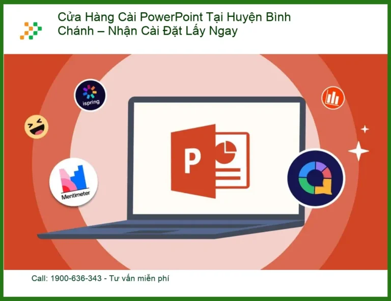 Cài Đặt Máy Tính PowerPoint Bình Chánh - Dịch vụ lấy ngay tại cửa hàng