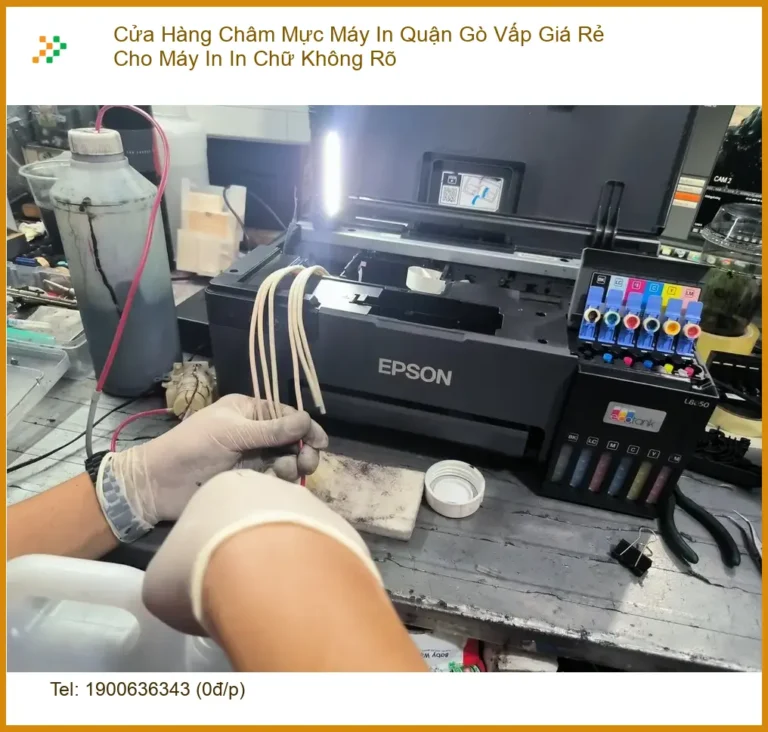 Sửa Chữa Nạp Mực Máy In Gò Vấp Chữ Không Rõ Tận Nơi - Thợ xử lý gấp