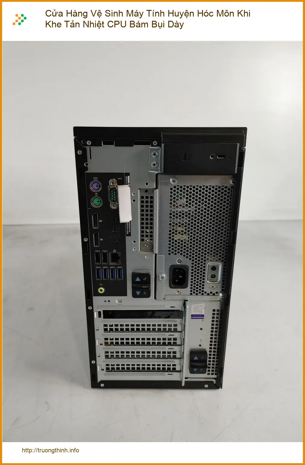 Vệ Sinh Máy Tính Hóc Môn: CPU Bám Bụi Dày - Địa chỉ uy tín