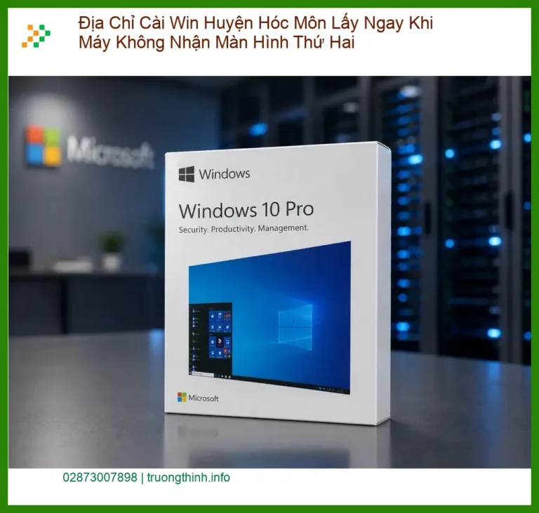 Cài Win Hóc Môn Lấy Ngay Khi Máy Không Nhận Màn Hình 2 - Địa chỉ uy tín