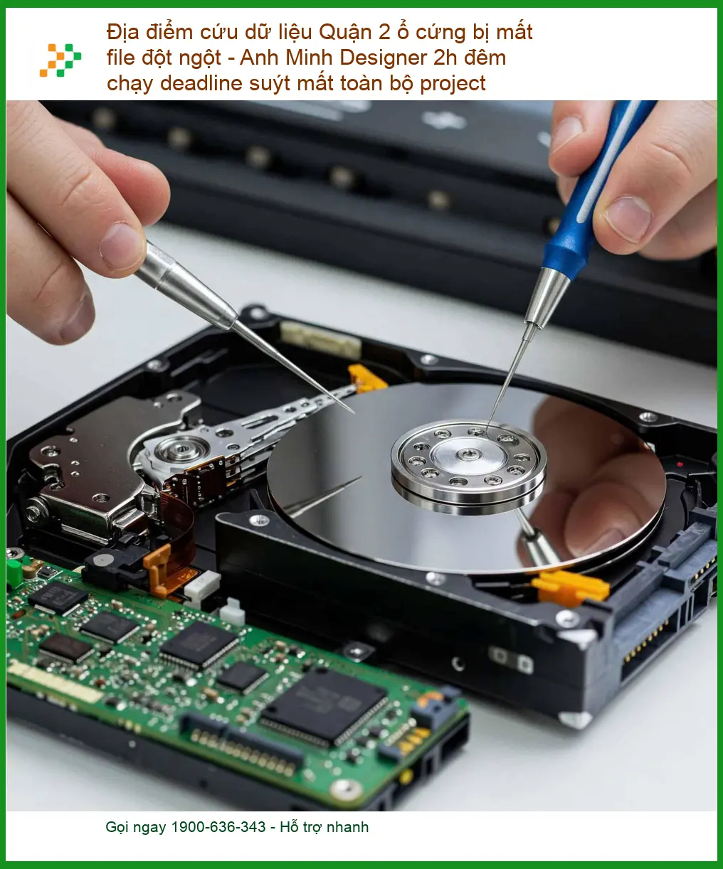 Khôi Phục Dữ Liệu Quận 2 Ổ Cứng Mất File - Cứu Dữ Liệu Lấy Liền TPHCM