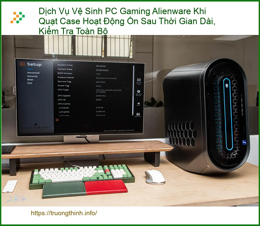 Vệ Sinh Máy Tính Dịch Vụ PC Gaming Alienware Quạt Ồn Lâu Ngày - Trung tâm hỗ trợ TPHCM