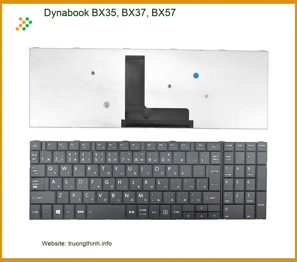 Bàn phím Laptop Dynabook BX35, BX37, BX57 - Thay Nhanh Tại TPHCM, Giá Rẻ Nhất