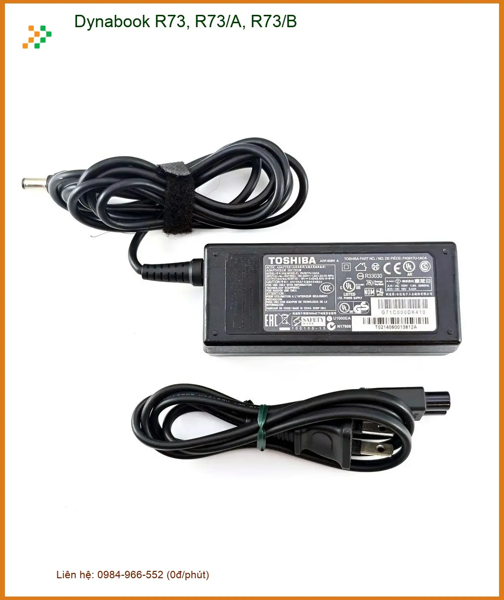 Sạc Laptop Dynabook R73 - Cửa Hàng Gần Bạn | Có Hàng Ngay - Giá Tốt