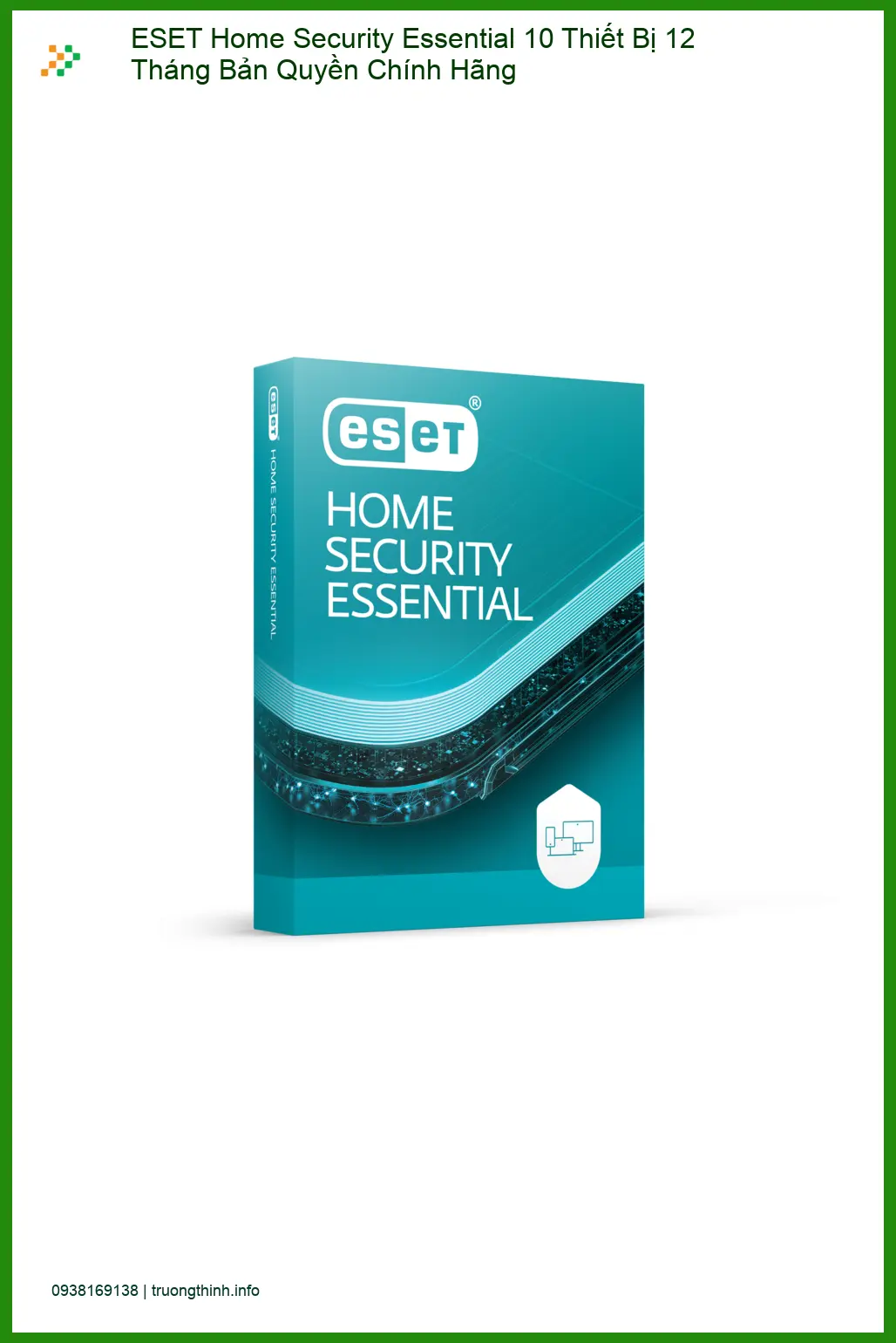Antivirus ESET Home Security Essential 10 Thiết Bị - Giá Tốt TPHCM