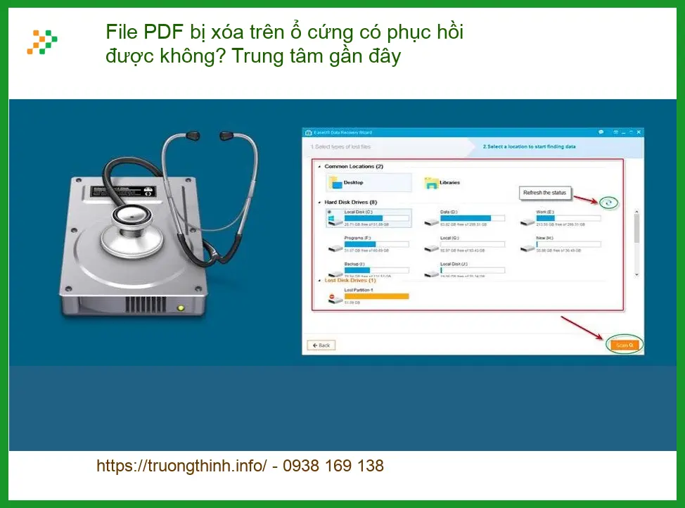 Khôi Phục Dữ Liệu File PDF bị xóa ổ cứng - Trung tâm cứu dữ liệu uy tín TPHCM