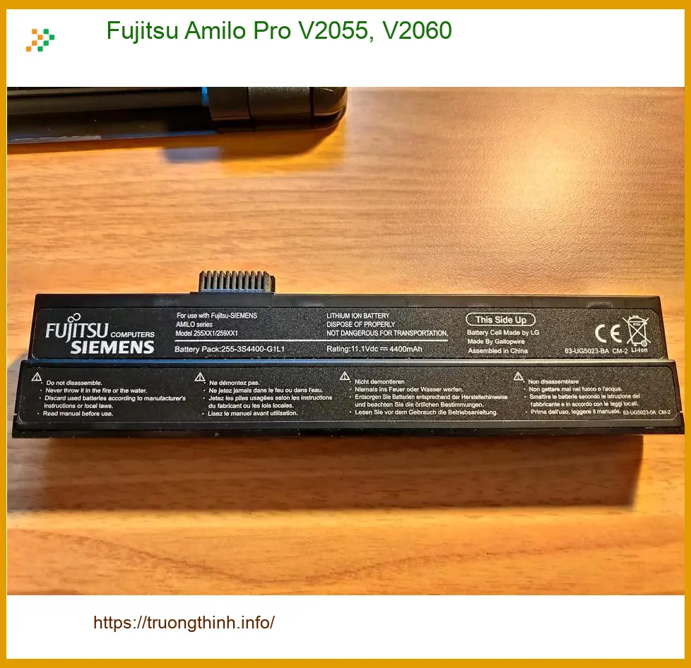 Thay Pin Laptop Fujitsu Amilo Pro V2055, V2060 - Thay Lấy Ngay Tại TPHCM Giá Rẻ