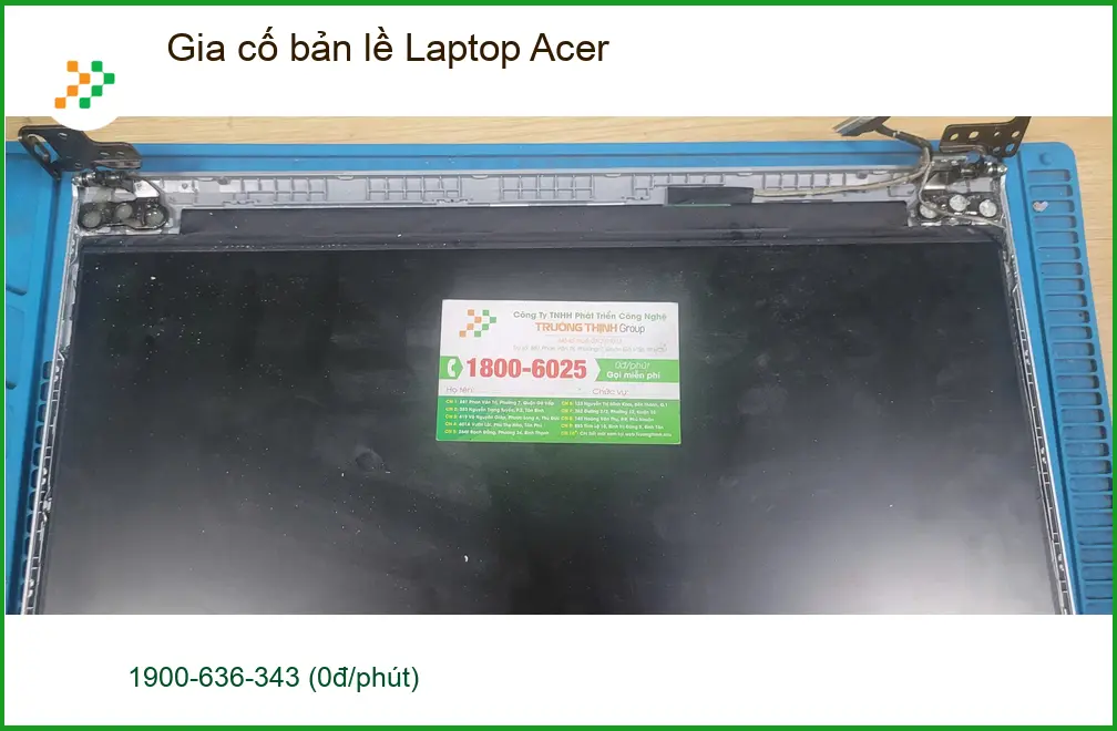 Bác Hưng thợ sửa laptop review ca gia cố bản lề Laptop Acer ở Quận Bình Tân ảnh thực tế 1