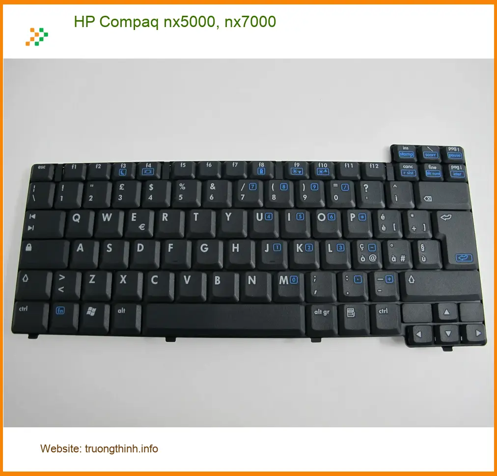 Bàn phím Laptop HP Compaq nx5000, nx7000 - Thay Lấy Liền - Trung Tâm TPHCM
