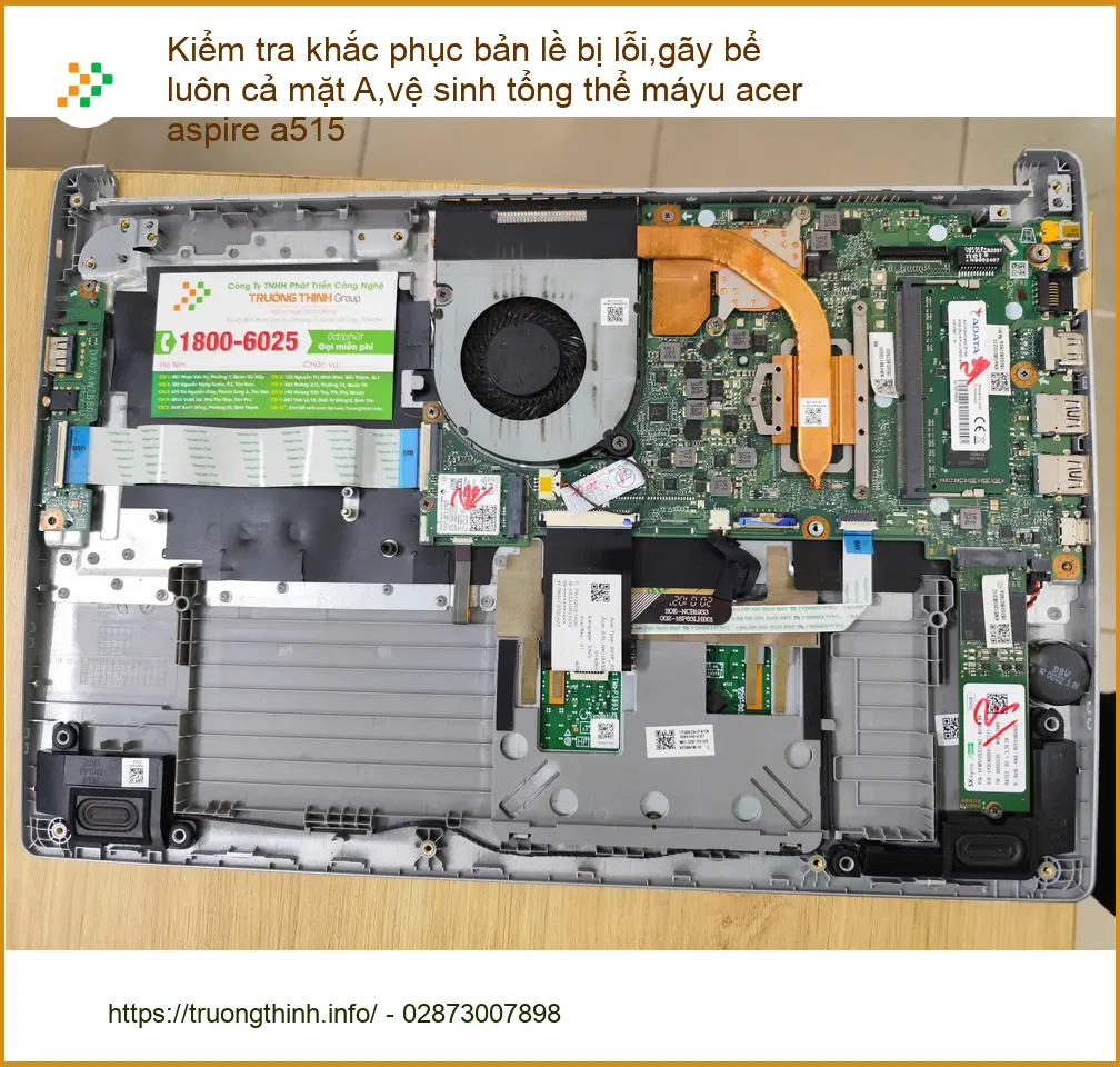 Dịch vụ sửa chữa bản lề máy Acer Aspire A515 Quận Phú Nhuận - Bạn Hạnh ảnh thực tế 1