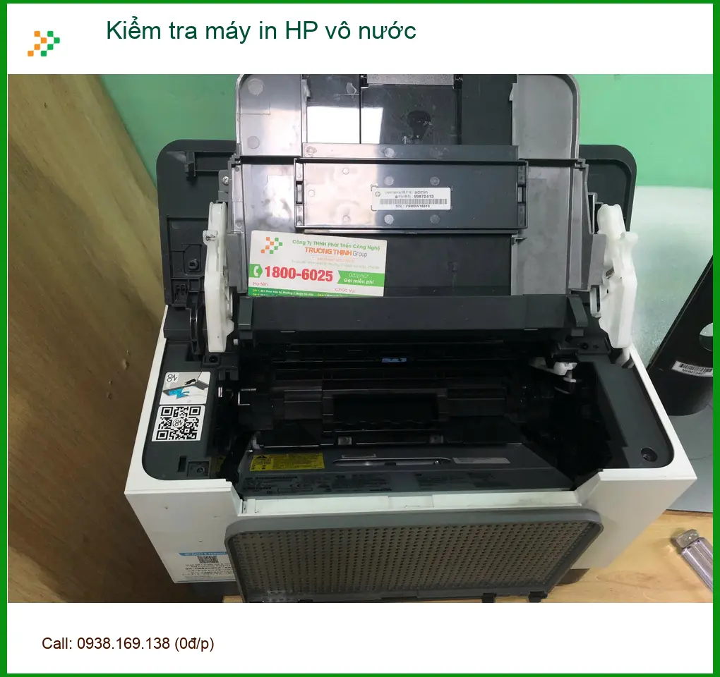Chị Loan kế toán ở Quận Bình Tân lo lắng máy in HP vô nước, tìm chỗ kiểm tra lấy ngay ảnh thực tế 1