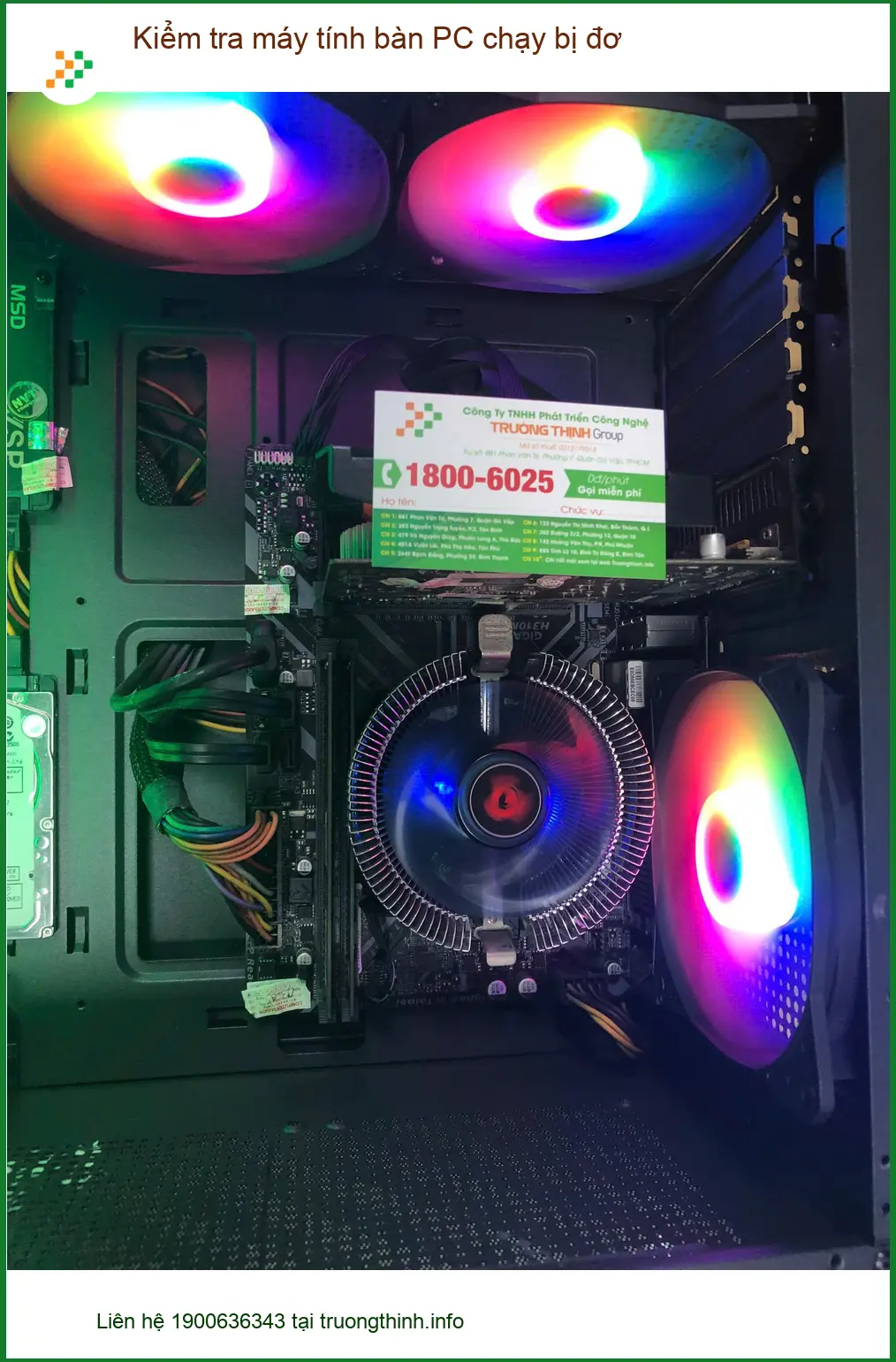 Trung tâm kiểm tra máy tính bàn PC bị đơ quận Bình Tân - Anh Đức giải quyết nỗi lo ảnh thực tế 1