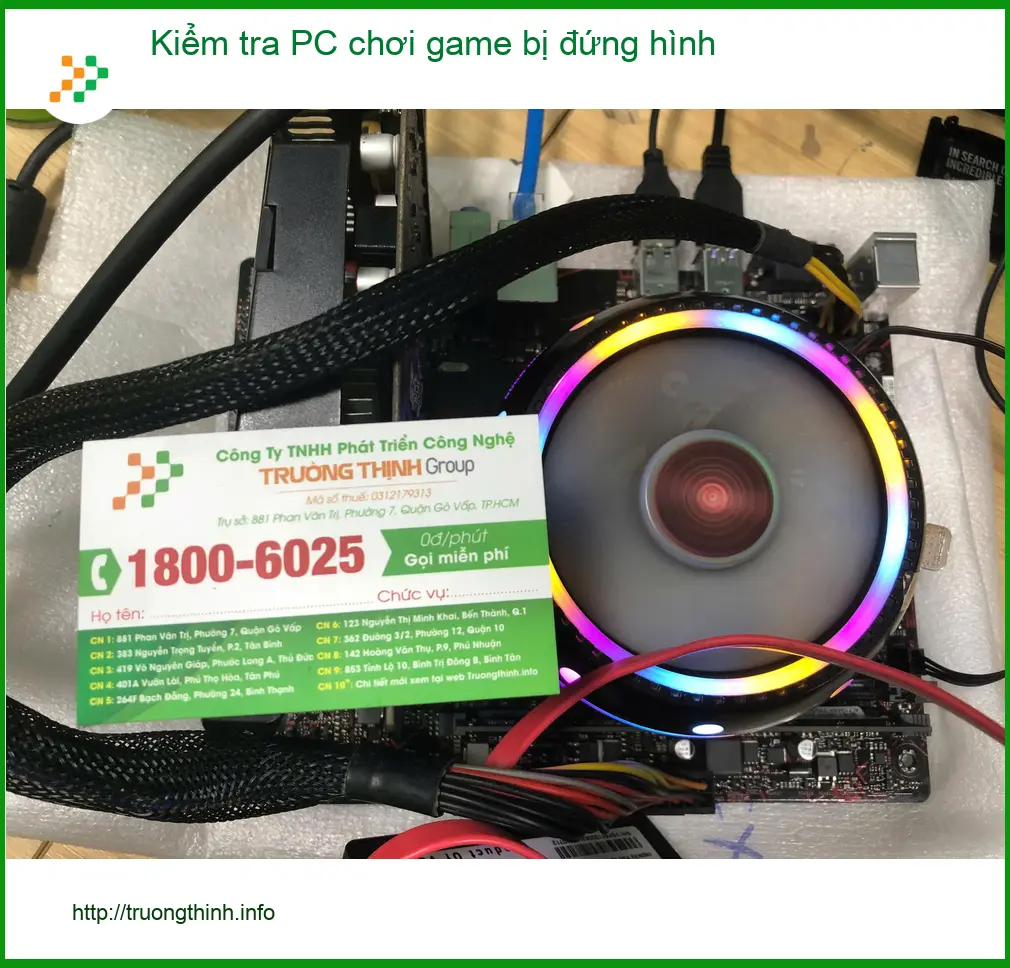 Dịch vụ khắc phục PC chơi game bị đứng hình Quận Bình Tân: Anh Tùng streamer review ảnh thực tế 1