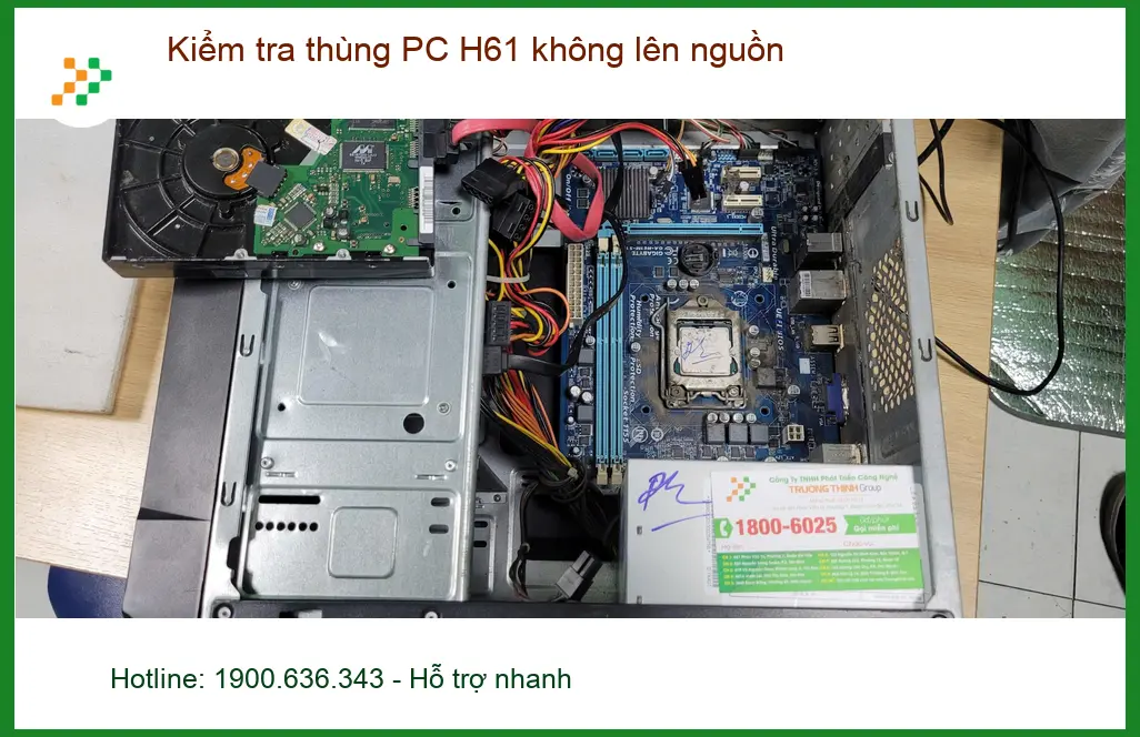 Cô Hạnh review tiệm sửa PC H61 không lên nguồn Quận Bình Tân chất lượng ảnh thực tế 1