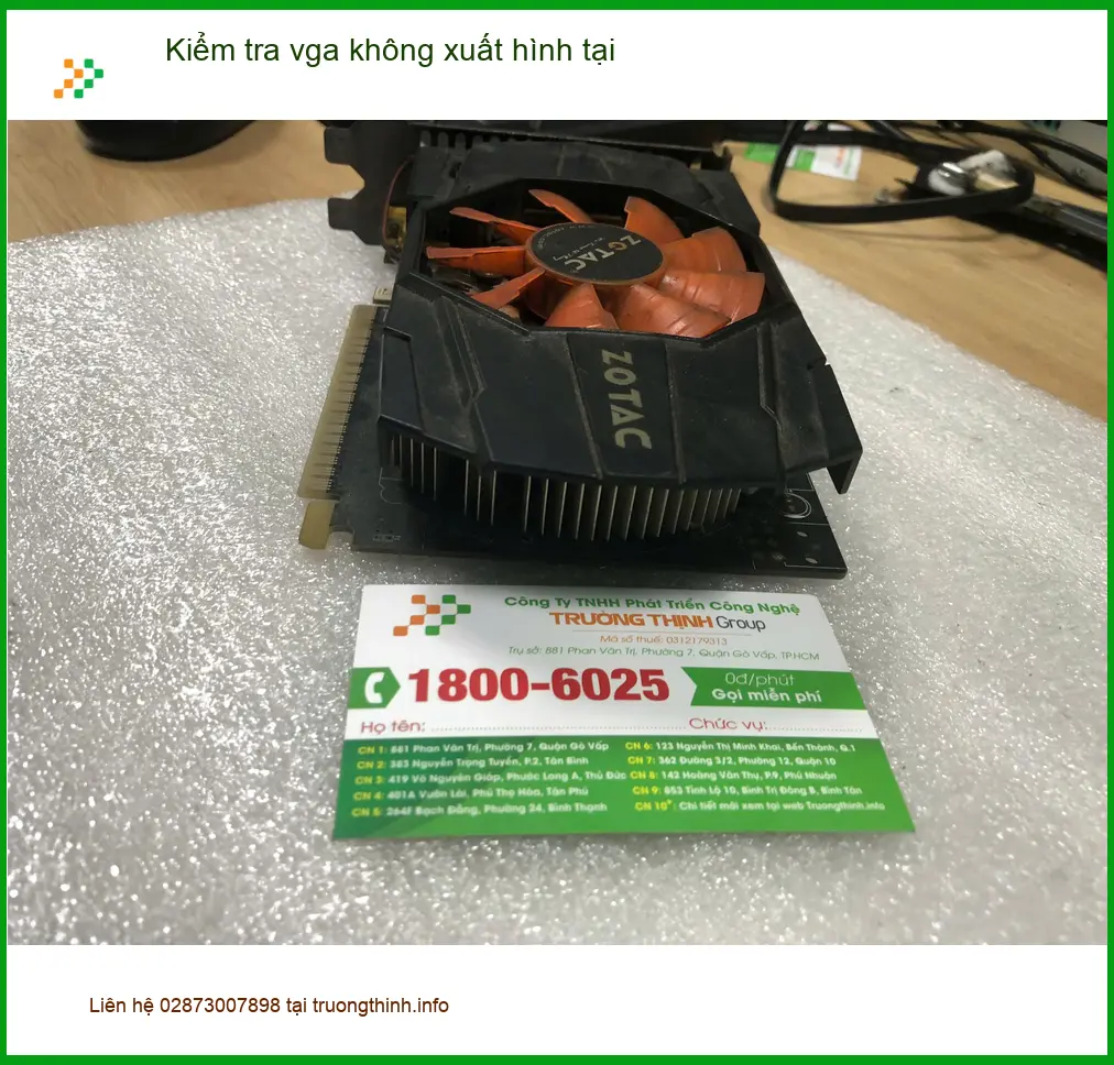 Trung tâm xử lý vga không xuất hình tại Quận Bình Tân - Cô Loan giáo viên