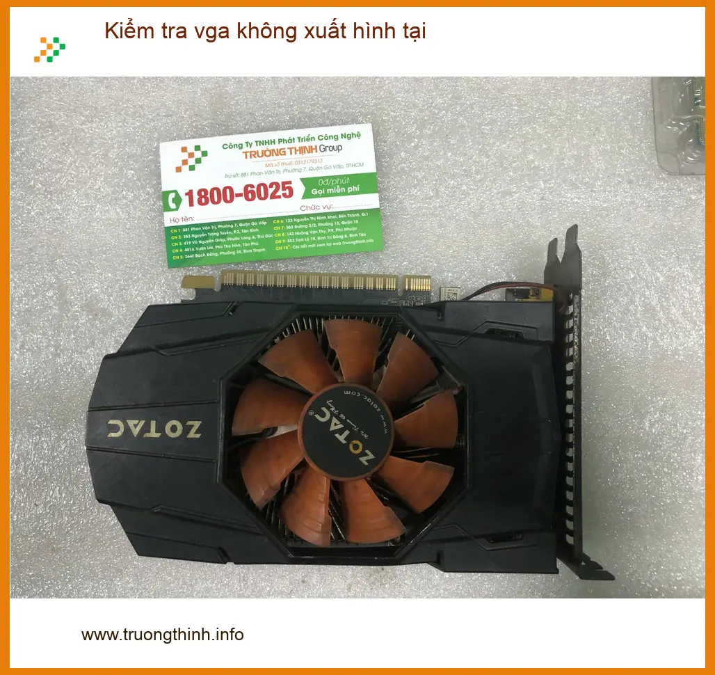 Trung tâm xử lý vga không xuất hình tại Quận Bình Tân - Cô Loan giáo viên ảnh thực tế 2