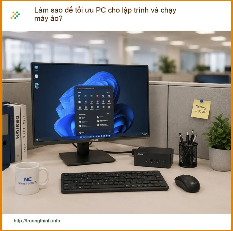 PC Làm sao để tối ưu cho lập trình và chạy máy ảo - Cách tự xử lý tại nhà