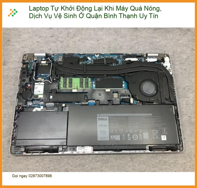 Vệ Sinh Laptop Tự Khởi Động Lại Khi Nóng - Dịch vụ Bình Thạnh uy tín