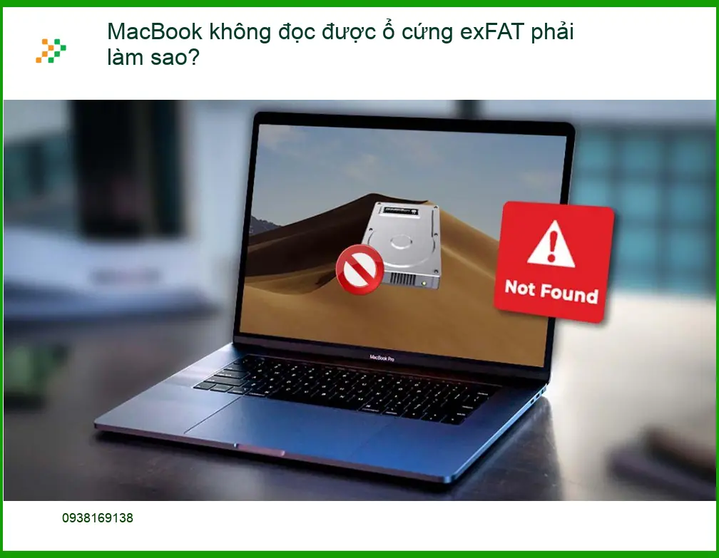 Macbook không đọc được ổ cứng exFAT - Cách tự xử lý tại nhà