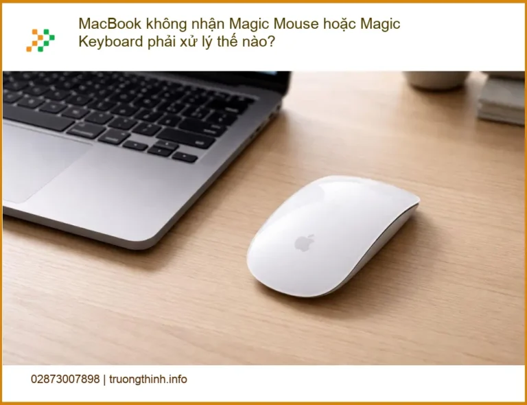 Macbook không nhận Magic Mouse hoặc Keyboard - Trung tâm xử lý uy tín TPHCM
