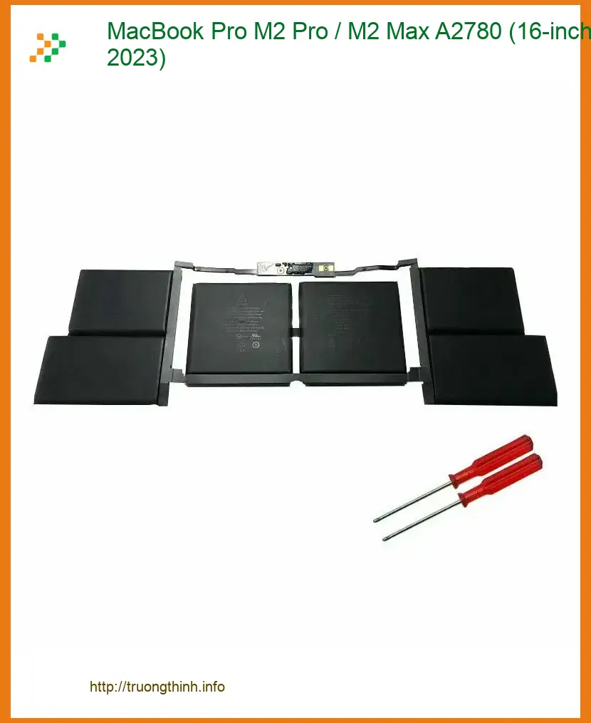 Pin Laptop APPLE MacBook Pro M2 / Max A2780 (16-inch) - Thay Pin Macbook Lấy Liền TPHCM