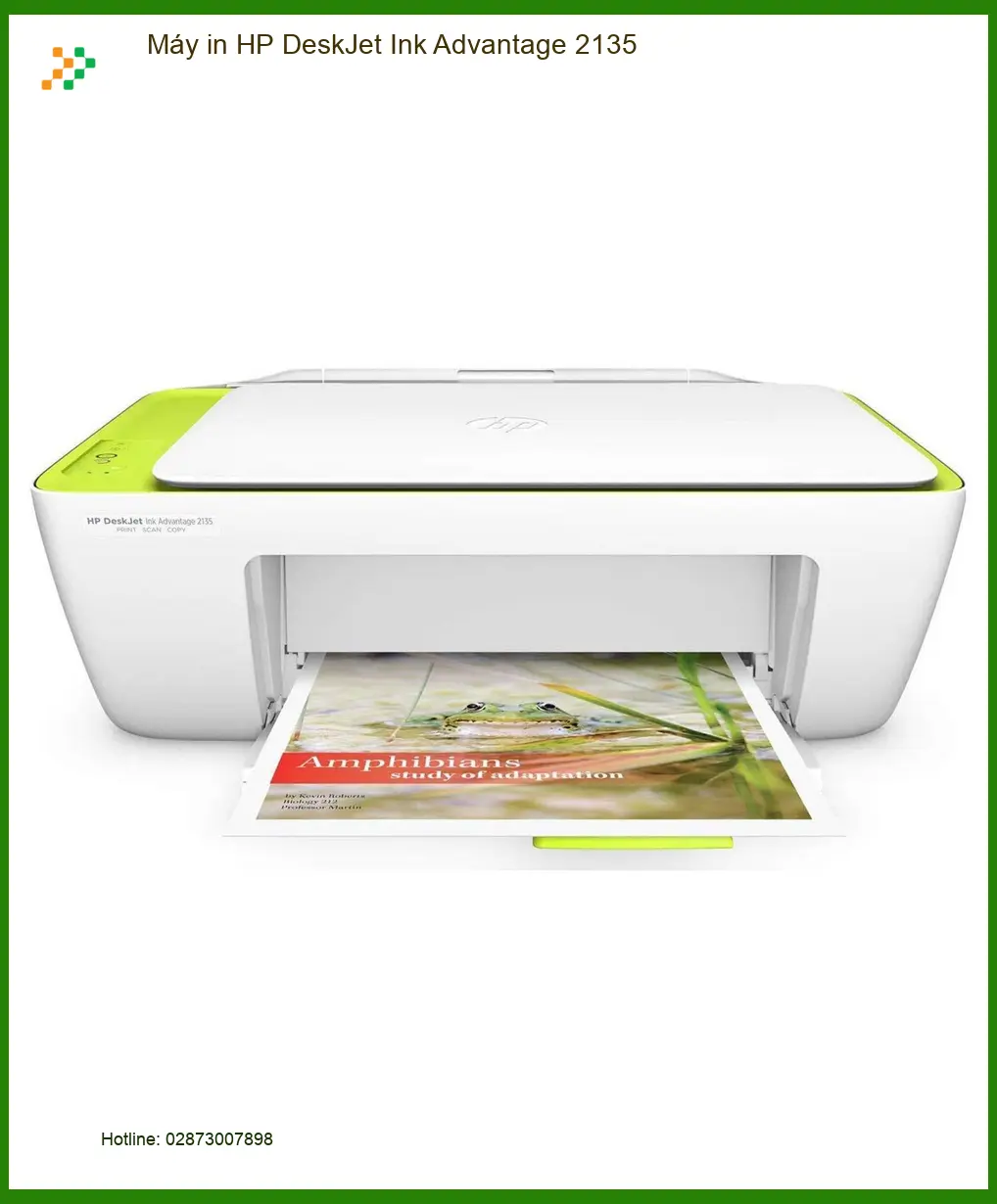 Máy in HP DeskJet Ink Advantage 2135 - Thay mực tại chỗ | Sửa nhanh | Gần nhất TPHCM