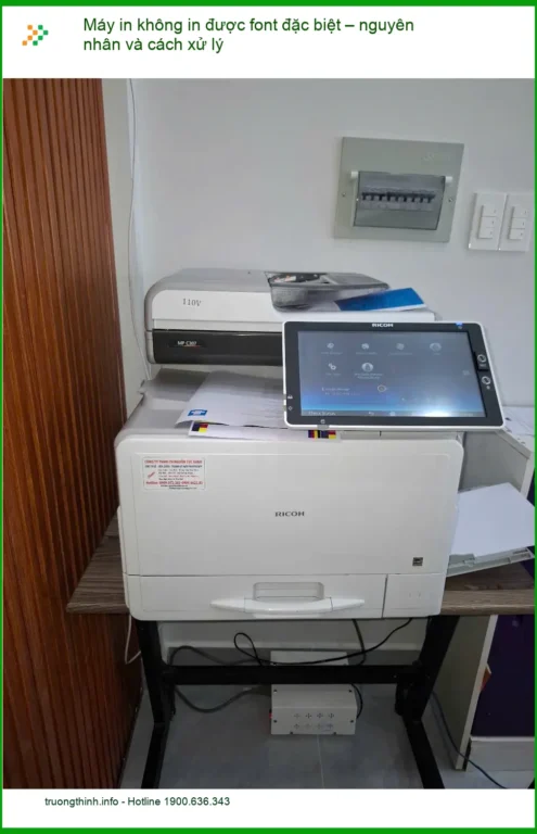 Thủ thuật Máy in không được font đặc biệt – nguyên nhân & cách xử lý - Tự khắc phục tại nhà