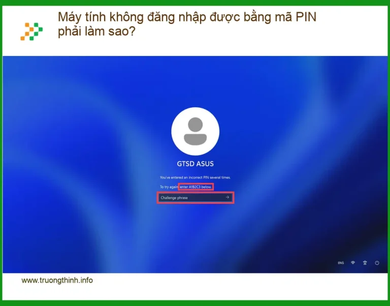 Thủ thuật Phần mềm Máy tính không đăng nhập được bằng mã PIN - Lỗi Win 10/11: Trung tâm sửa máy tính uy tín TPHCM