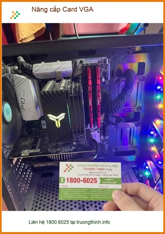 Chị Thanh lập trình viên tìm chỗ nâng cấp Card VGA Quận 7 lấy liền