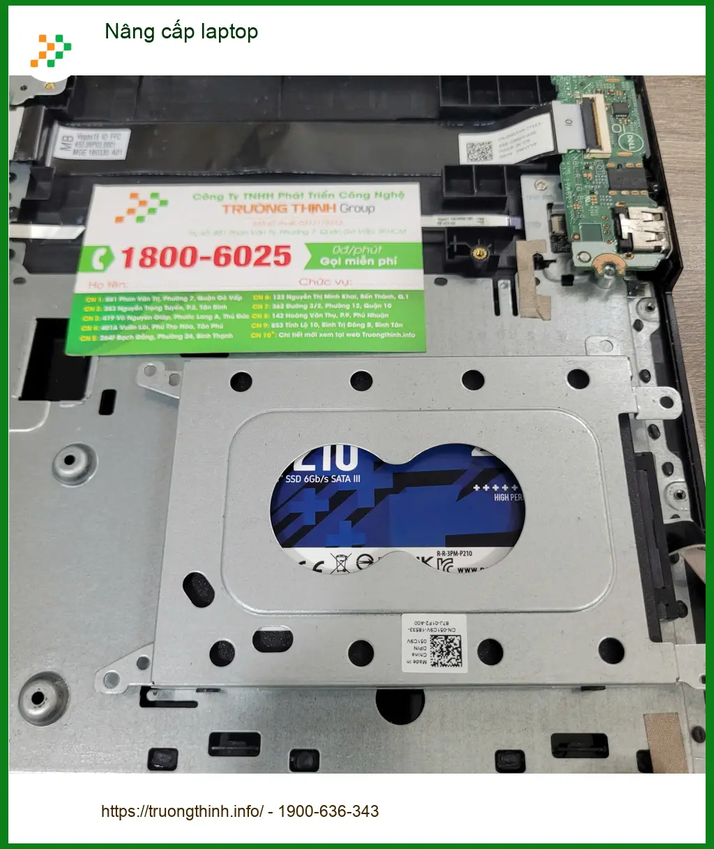 Chú Hùng kiến trúc sư nâng cấp laptop - Trung tâm Quận Tân Bình uy tín