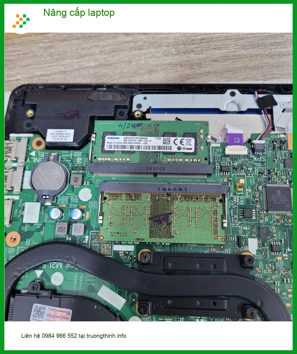 Chú Hùng kiến trúc sư nâng cấp laptop - Trung tâm Quận Tân Bình uy tín ảnh thực tế 1