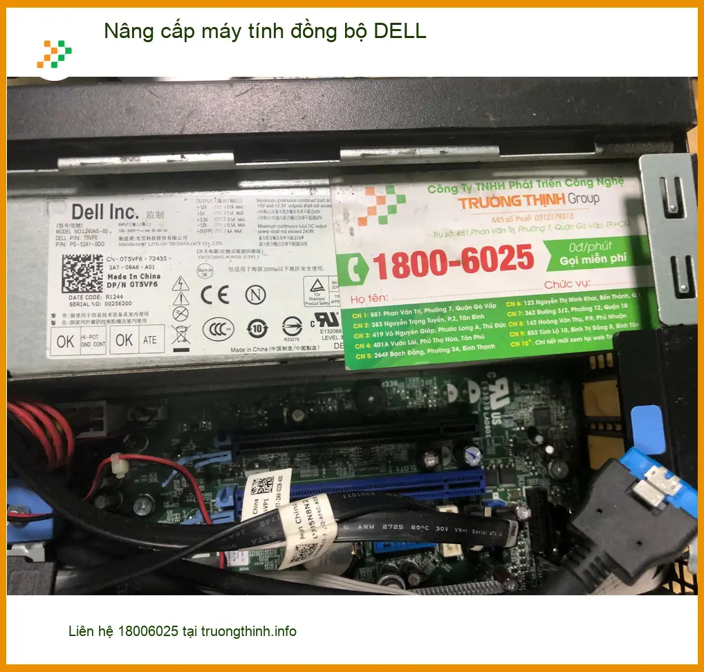 Anh Đức nâng cấp máy tính đồng bộ DELL Quận Bình Tân - Dịch vụ uy tín