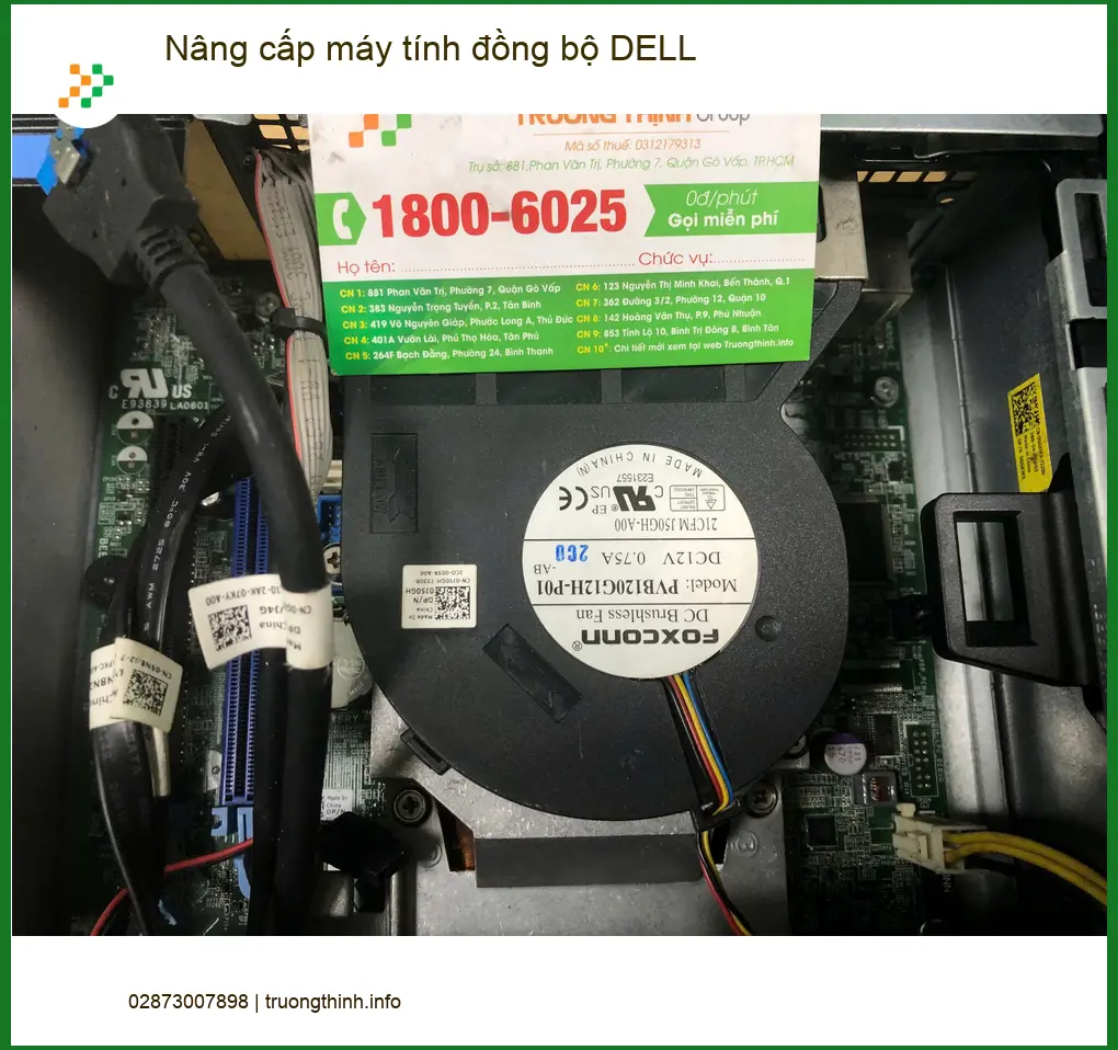 Anh Đức nâng cấp máy tính đồng bộ DELL Quận Bình Tân - Dịch vụ uy tín ảnh thực tế 1
