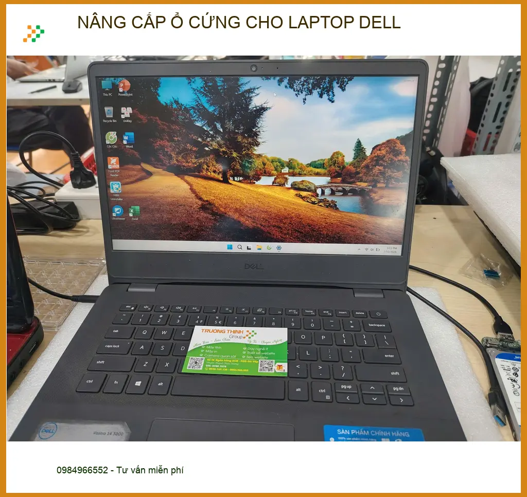 Anh Cường nâng cấp ổ cứng cho laptop Dell ở Quận Gò Vấp - Tiệm uy tín ảnh thực tế 1