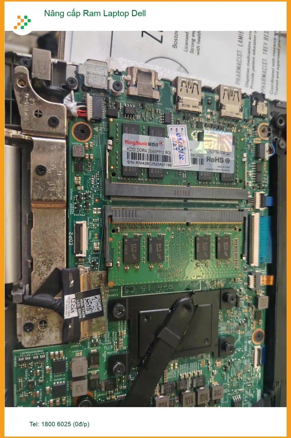 Chị Thanh nhân viên văn phòng Nâng cấp Ram Laptop Dell Quận 7 uy tín ảnh thực tế 1