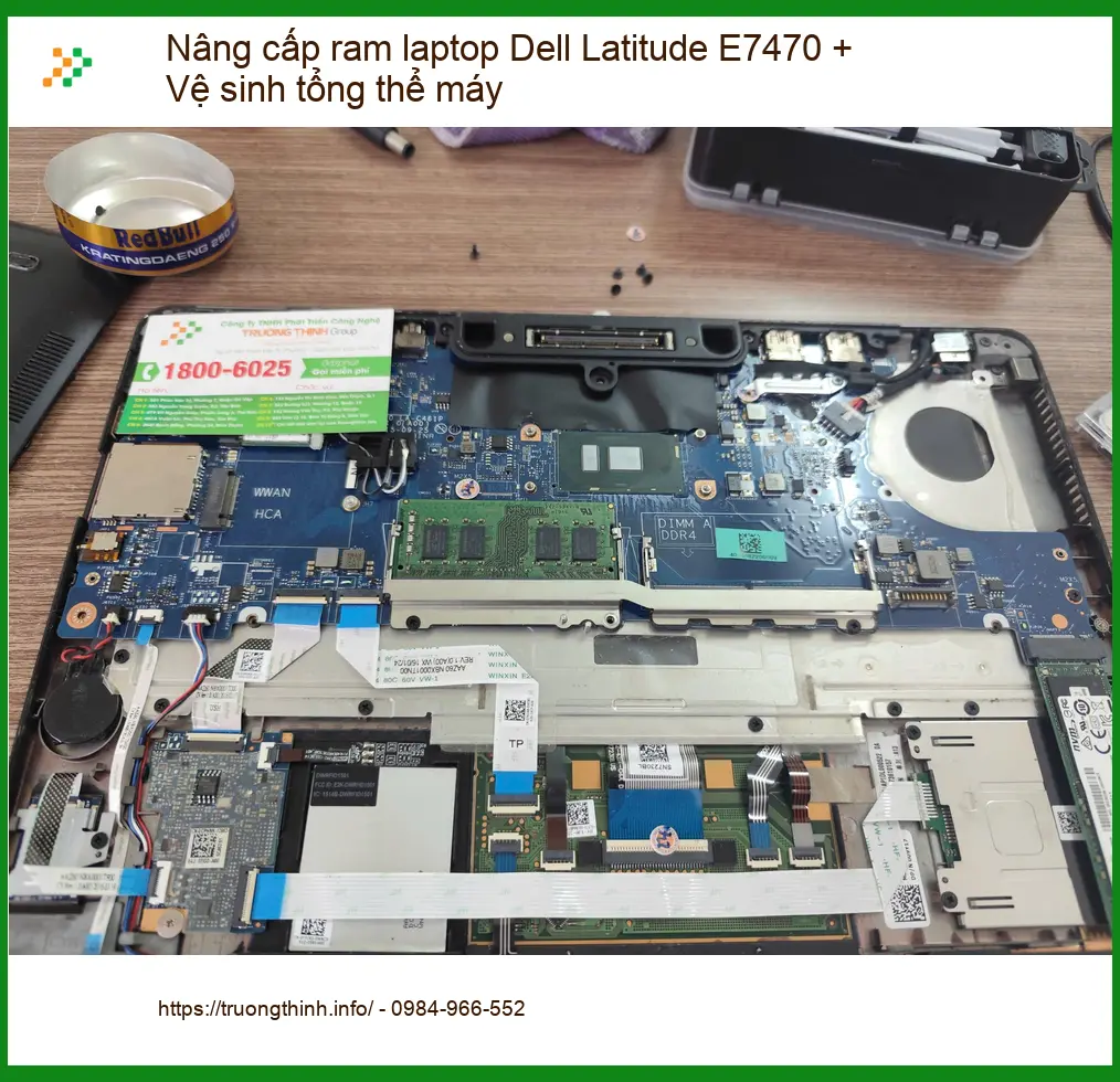Tiệm nâng cấp ram laptop Dell Latitude E7470, vệ sinh Quận Phú Nhuận - Anh Sỹ ảnh thực tế 2