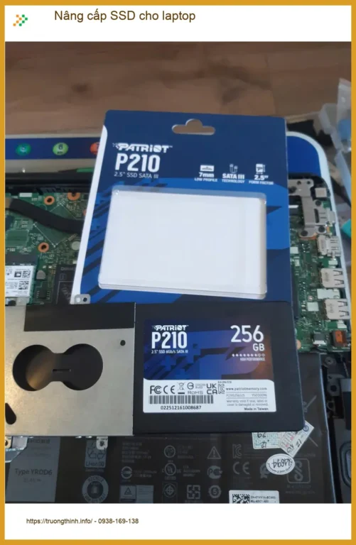 Chị Mai kinh doanh online - Nâng cấp SSD laptop ở Quận Tân Bình lấy liền