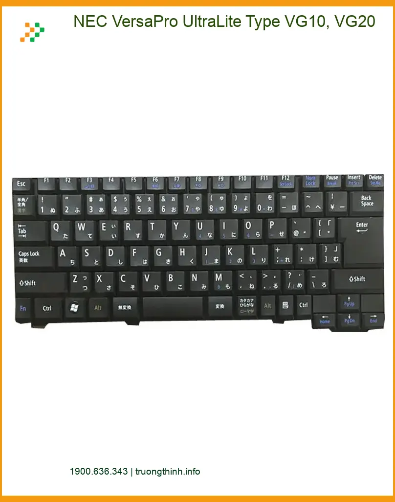 Bàn phím Laptop Nec VG10 VG20 - Dịch Vụ Thay Tận Nơi, Giá Sinh Viên TPHCM