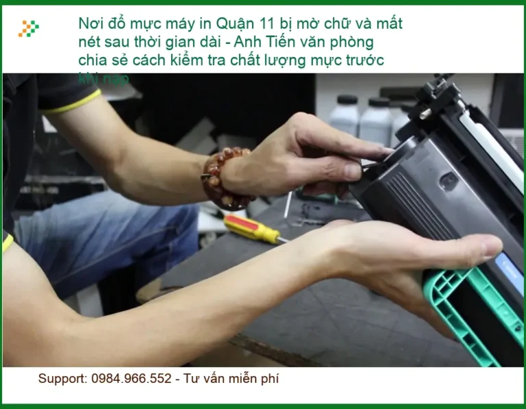 Sửa Chữa Nạp Mực Máy In Quận 11 - Điện thoại công ty xử lý gấp