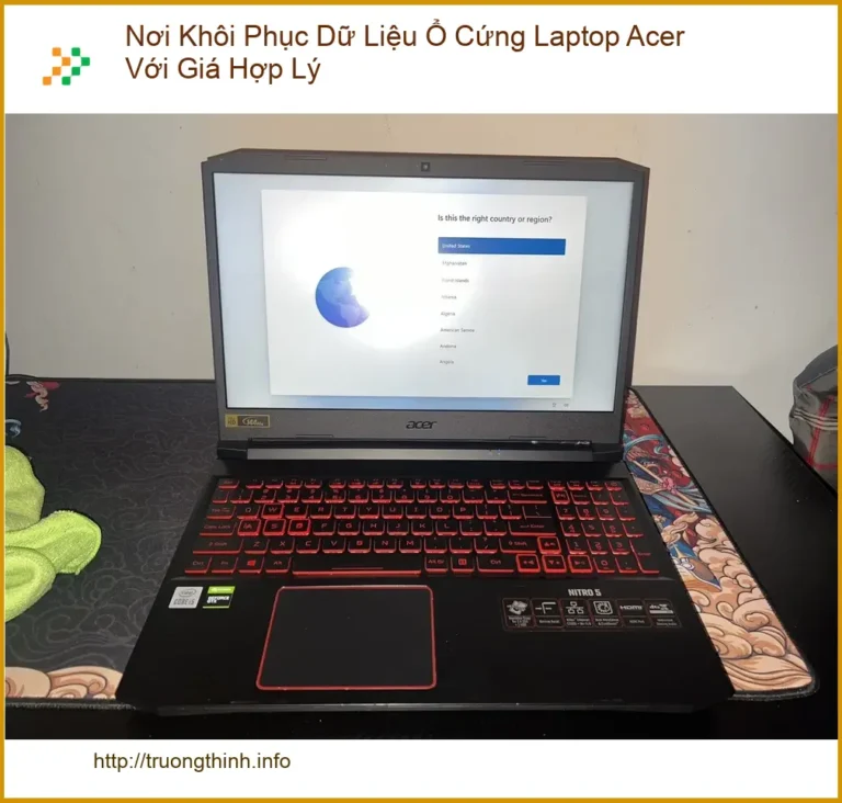 Khôi Phục Dữ Liệu Nơi Ổ Cứng Laptop Acer Giá Hợp Lý - Trung Tâm TPHCM