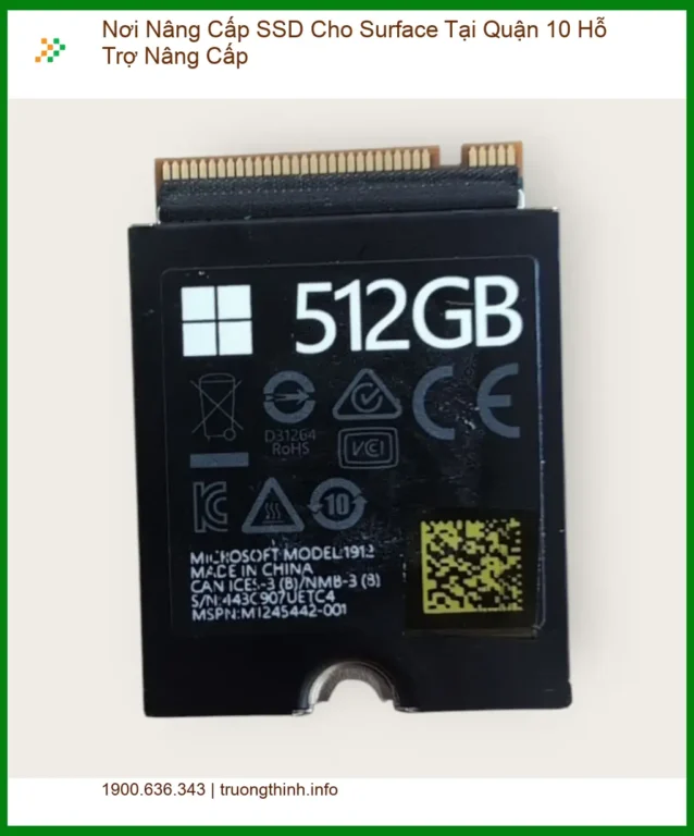 Sửa Surface Nơi Nâng Cấp SSD Cho Tại Quận 10 - Địa điểm thay lấy liền uy tín