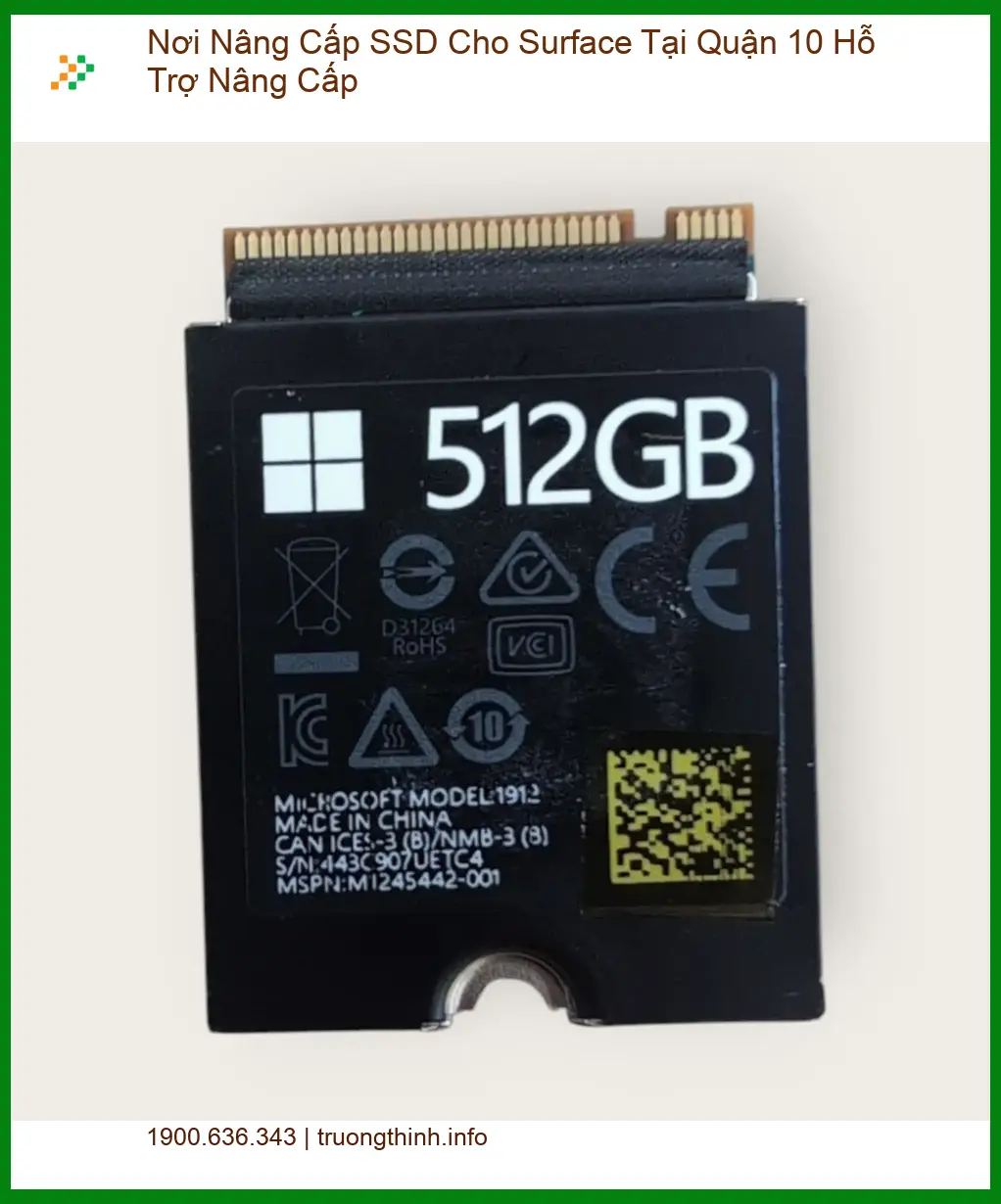 Sửa Surface Nơi Nâng Cấp SSD Cho Tại Quận 10 - Địa điểm thay lấy liền uy tín