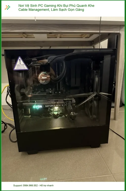 Vệ Sinh Máy Tính Nơi PC Gaming Bụi Phủ - Trung Tâm Hỗ Trợ Gần Đây