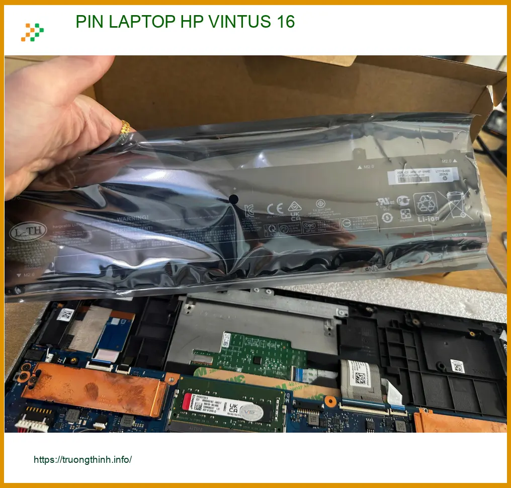 Bạn Khải lo lắng pin chai - Nơi Thay PIN LAPTOP HP VINTUS 16 Quận 10 lấy ngay ảnh thực tế 1