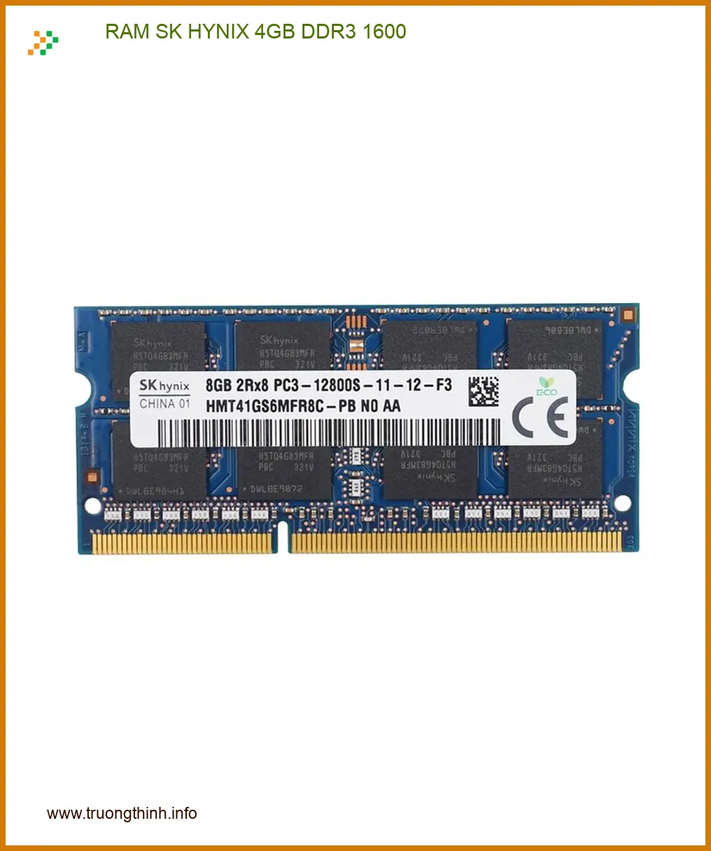 RAM Laptop SK Hynix 4GB DDR3 1600 - Lắp Đặt Miễn Phí Tại Cửa Hàng