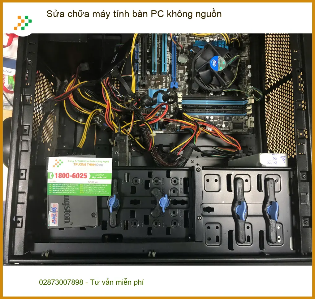 Bác Vinh cần khắc phục máy tính bàn PC không nguồn Quận Bình Tân giá rẻ ảnh thực tế 2