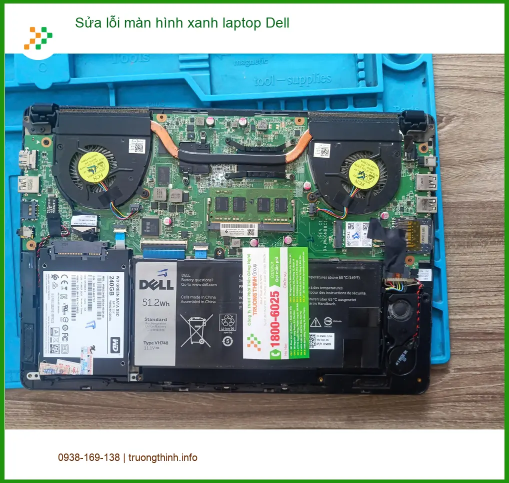 Trung tâm Sửa lỗi màn hình xanh laptop Dell Quận Tân Phú Uy tín - Anh Tấn IT ảnh thực tế 2